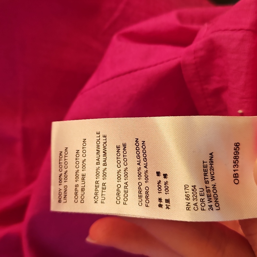 Free People Hot Pink Hope Mini Dress, NWT, M, Cotton, Summer - Picture 8 of 11